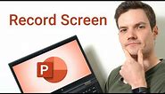 How to Record Screen using Microsoft PowerPoint