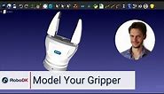 How to model a 2-finger parallel gripper