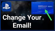 How To Change Your Email On PS4 Or Website