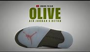 OLIVE 2024 Air Jordan 5 Retro DETAILED LOOK AND RELEASE INFORMATION