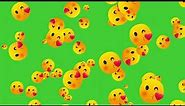 Face Blowing a Kiss Emoji Animation 😘 | Green Screen | HD | ROYALTY FREE