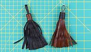 How to Make a Leather Tassel Keychain
