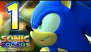 Sonic Colors Ultimate Walkthrough # 1 !! Sonic playing & ready for action!!