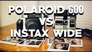 POLAROID 600 vs FUJI INSTAX WIDE 300 - A Comparison of Two Instant Film Camera Systems