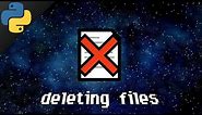Python delete a file 🗑️