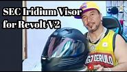 SEC Iridium Visor for Revolt V2....