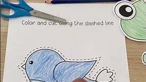 14 Cutting Practice Worksheets : Scissor Skills Fir Preschool and Kindergarten Kids #cuttingskills