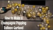 How to make a Champagne Balloon Garland | Tutorial | DIY
