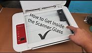HP Deskjet 2546 Printer How to Replace Scanner or Clean Inside Glass 2140 2540 2130