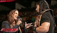 Roman Reigns doesn't back down to the McMahon family: Raw, January 4, 2016