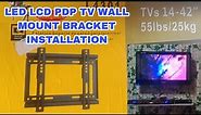 HOW TO INSTALL LED LCD PDP TV WALL MOUNT BRACKET | GRACE ALCONERA