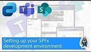 Set up your SharePoint Framework (SPFx) development environment