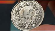 1968 Switzerland 1 Franc Coin • Values, Information, Mintage, History, and More