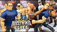 WWE ELITE HOLLYWOOD JOHN CENA & ROCK FIGURE REVIEW!