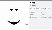ROBLOX REMOVED CHILL FACE!!!