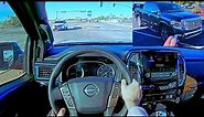 Driving The 2024 Nissan Titan Platinum Reserve (POV Test Drive with binaural audio)