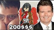 Butch Hartman and his $200 Mikasa Ackerman