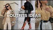Top Women Outfits For Winter 2024 p16| Trendy Wool Items