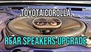 Rear Speakers UPGRADE, Toyota Corolla - How to Remove the Rear Deck & Install New 6x9 Speakers