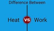 Difference Between Heat and Work (Comparison Chart)