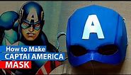How to Make CAPTAIN AMERICA Mask | Avengers Mask