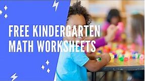 kindergarten math worksheets pdf free - Free printable math worksheets for kindergarten