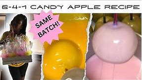 Best Candy Apple Recipe in Town - Correct Colors for Candy Apples