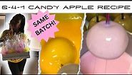 Best Candy Apple Recipe in Town - Correct Colors for Candy Apples