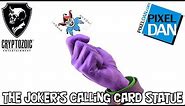 The Joker Calling Card Life Size Polyresin Statue Cryptozoic Video Review