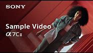 4K Sample Video | Alpha 7C II | Sony | α