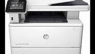 How to enable web scan or turn on web services on HP Printer LaserJet Pro MFP M428dw.
