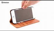 SHIELDON Genuine Leather Case for iPhone 6/6Plus Bookstyle