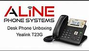 Yealink T23G Unboxing and Set Up | Aline Phone Systems