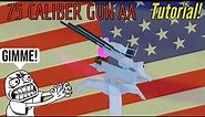 AA Caliber Gun Turret Tutorial/Mini Showcase Roblox Plane crazy