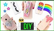 5 DIY Phone Cases! How To Make Slime, Edible Bubblegum, Kawaii, Holo! Easy Phone Cover Design DIYs