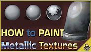How to Paint METAL and Reflective Textures - Digital Art Tutorial