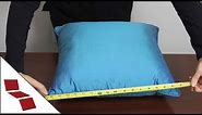 How to Measure a Throw Pillow