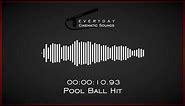 Pool Ball Hit | HQ Sound Effects