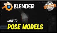Blender How To Pose Models