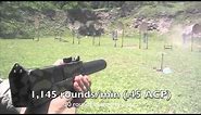 Shooting a MAC-10 .45 ACP Full Auto Machine Pistol