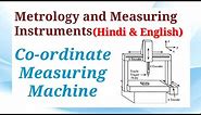 CO-ORDINATE MEASURING MACHINE (CMM) IN HINDI & ENGLISH | METALLURGY