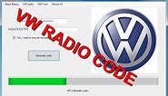 How To Get Volkswagen VW Radio Code for Free Decoder Polo,Golf,Passat,Bora,Jetta,Transporter