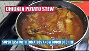 Easy Chicken Stew - Chicken Potato Stew - Chicken Potato Tomato Stew