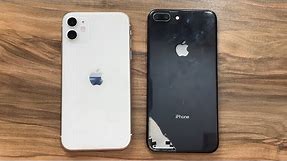 iPhone 11 vs iPhone 8 Plus (iOS 16) in 2022