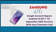 Samsung J4 Android 10 U7 BIT 7 Google Account Bypass With Easy Samsung FRP Tools