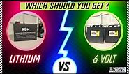 LITHIUM VS 6v BATTERIES FOR YOUR RV | WHICH ONE SHOULD YOU BUY ? | RV BATTERY UPGRADE