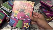 My Barney dvd collection
