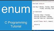 enum | C Programming Tutorial
