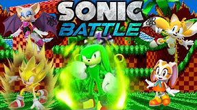 CHAOS KNUCKLES IS ACTUALLY BUSTED!!! Playing Sonic Battle Rematch 0.3