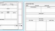 Activity Lesson Plan Template - UK Teaching Resources